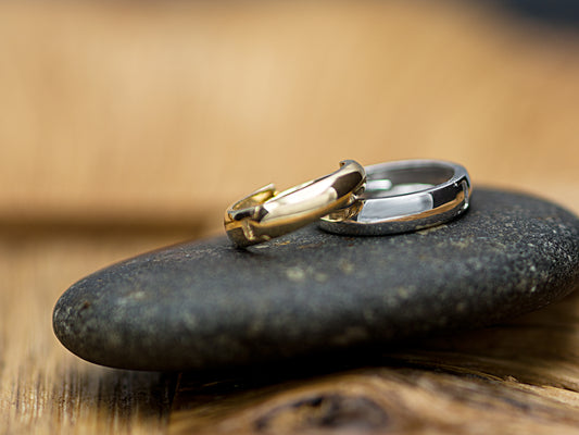14K Solid Gold Minimalist Huggie Hoops