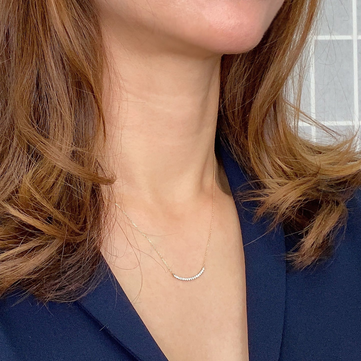 14K Solid Gold Initial Alphabet Letter Necklace